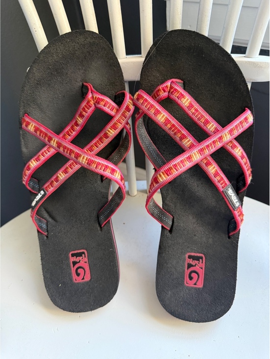 Teva Shoes - Teva Women's Strappy Pink and Orange Sandals